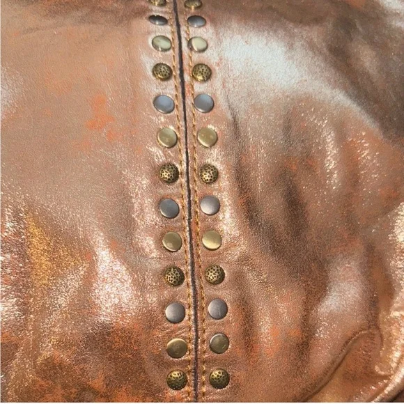 Patricia Nash Multi Metallic Bronze Shoulder Bag